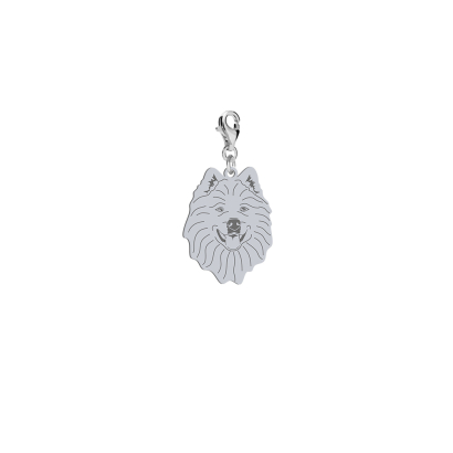 Charms Samoyed srebro platynowane pozłacane GRAWER GRATIS - MEJK Jewellery