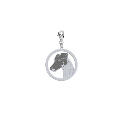 Silver Smooth Fox Terrier engraved charms - MEJK Jewellery