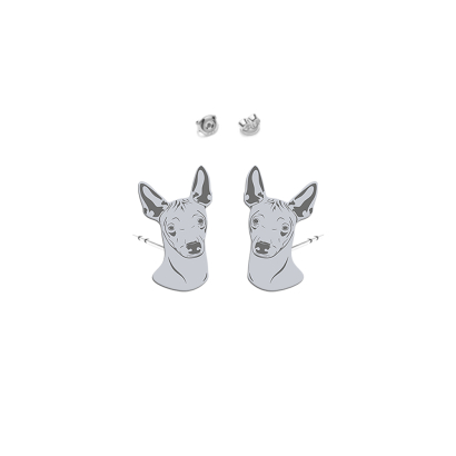Silver Mexican Hairless Dog earrings - MEJK Jewellery