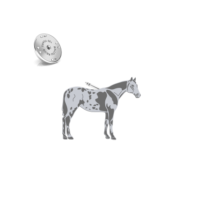 Silver Appaloosa Horse pin - MEJK Jewellery