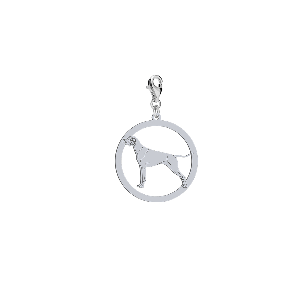 Silver Pointer charms, FREE ENGRAVING - MEJK Jewellery