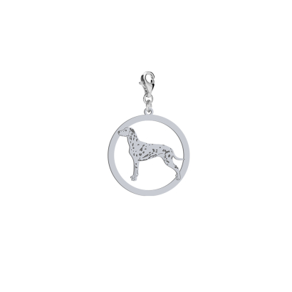 Silver Dalmatian engraved charms - MEJK Jewellery
