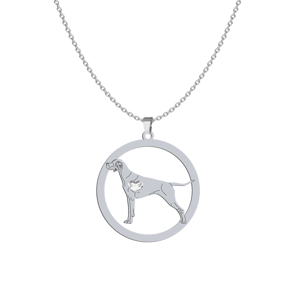 Silver Pointer necklace, FREE ENGRAVING - MEJK Jewellery