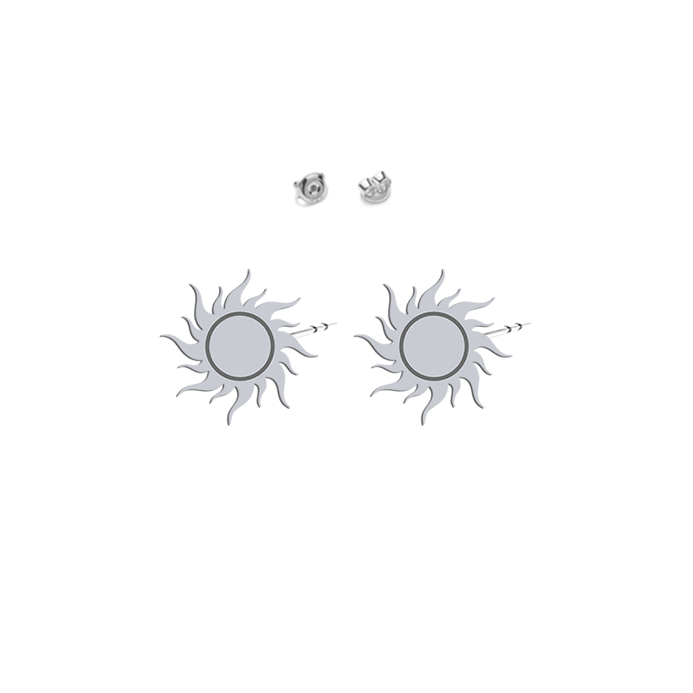 Kolczyki Słońce srebro925