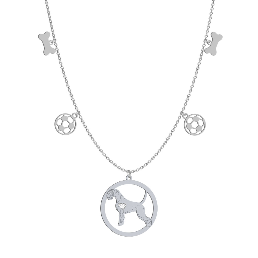 Silver Schnauzer necklace, FREE ENGRAVING - MEJK Jewellery
