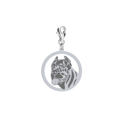 Silver Bandog engraved charms - MEJK Jewellery