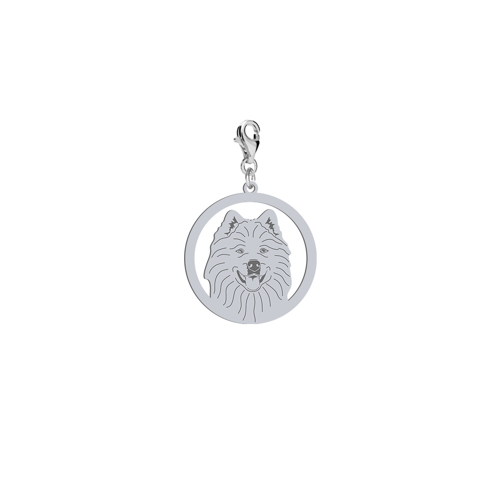 Silver Samoyed charms, FREE ENGRAVING - MEJK Jewellery
