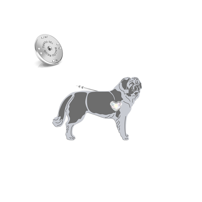 Silver Moscow Watchdog pin - MEJK Jewellery