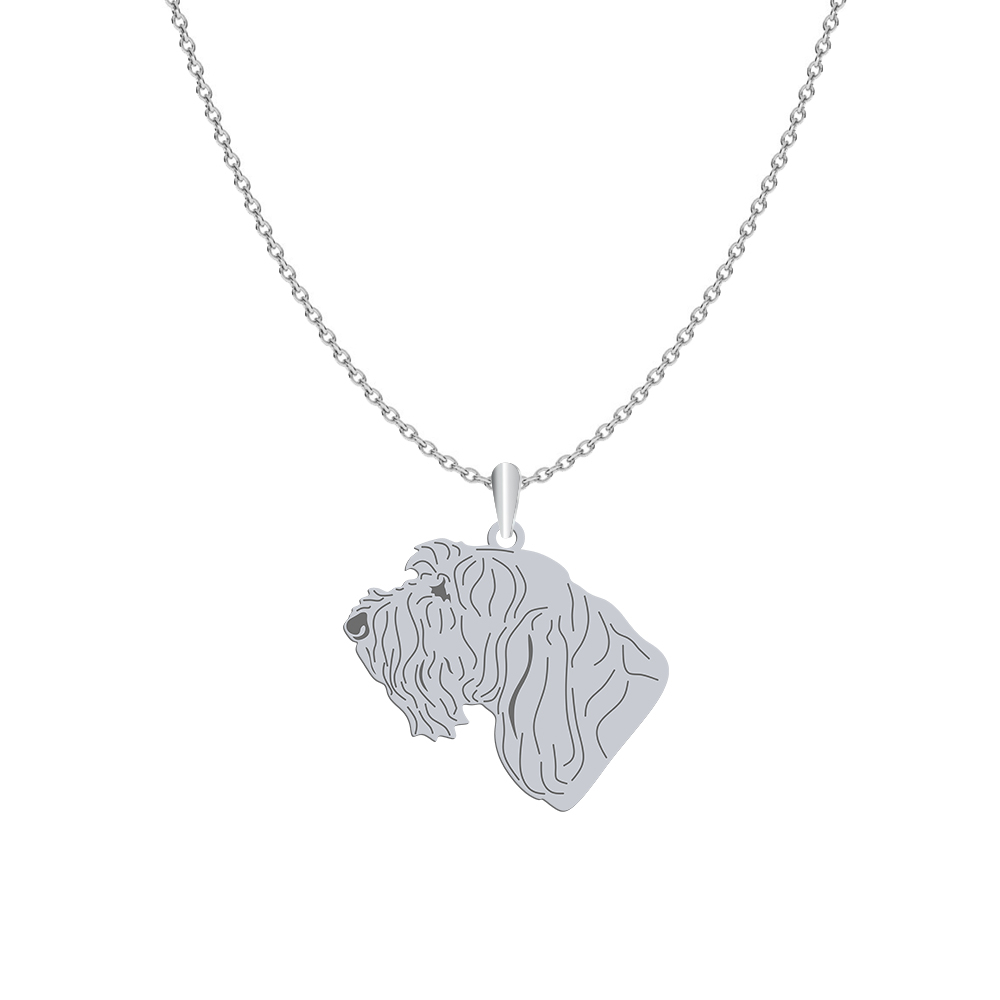 Silver Spinone Italiano necklace, FREE ENGRAVING - MEJK Jewellery