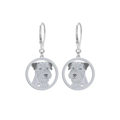 Kolczyki srebro 925 Jack Russell Terrier Szorstkowłosy GRAWER GRATIS - MEJK Jewellery