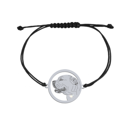 Silver Ca de Bou string bracelet, FREE ENGRAVING - MEJK Jewellery