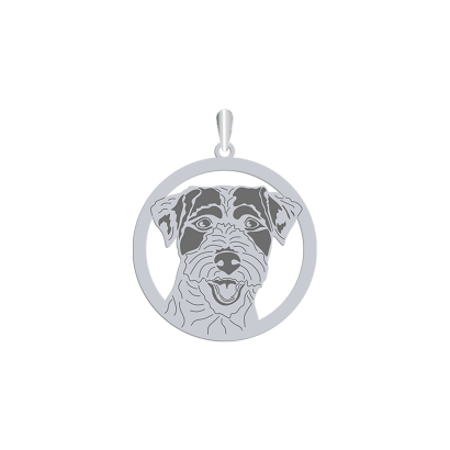 Zawieszka z psem Parson Russell Terrier srebro GRAWER GRATIS - MEJK Jewellery