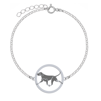 Silver Polish Hunting Dog engraved bracelet - MEJK Jewellery