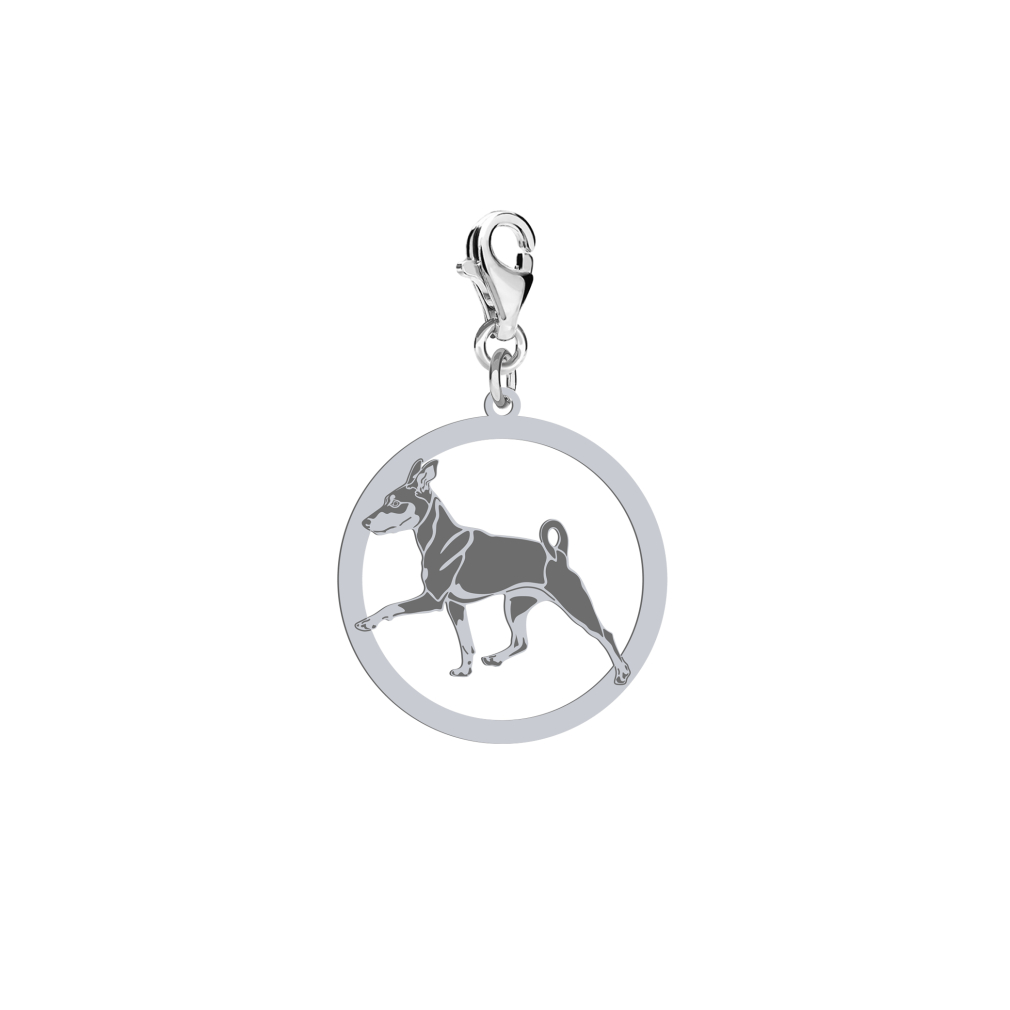 Silver Miniature Pinscher charms - MEJK Jewellery