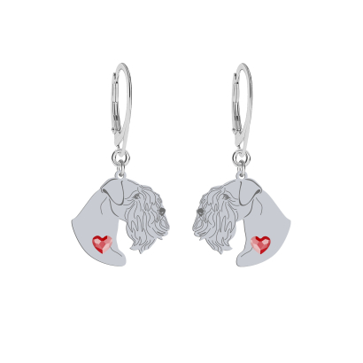 Silver Sealyham Terrier engraved earrings - MEJK Jewellery