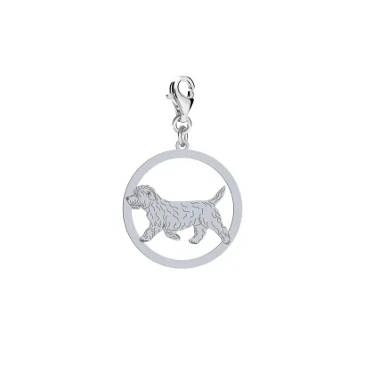 Silver Irish glen of imaal terrier engraved charms - MEJK Jewellery