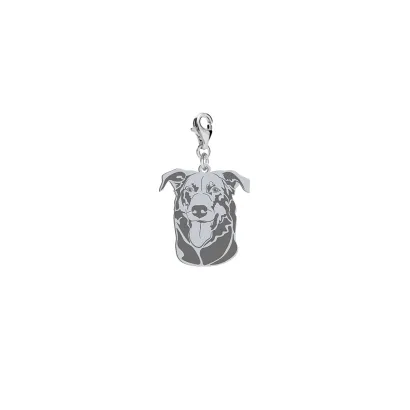 Silver Beauceron charms, FREE ENGRAVING - MEJK Jewellery