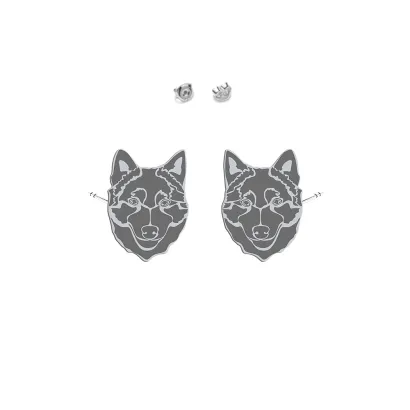 Silver Schipperke earrings - MEJK Jewellery