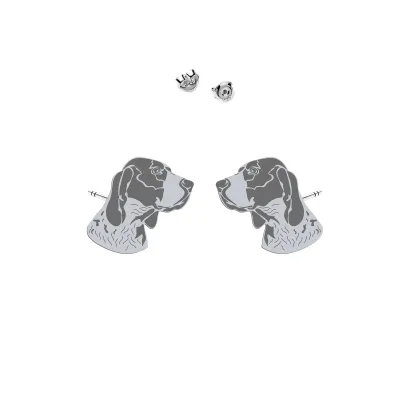 Silver Braque d'Auvergne earrings - MEJK Jewellery