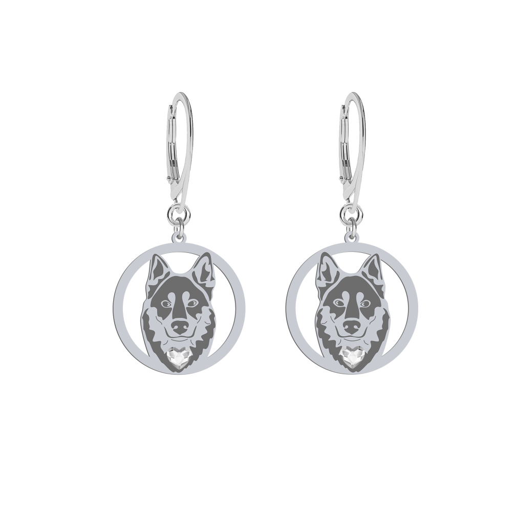 Silver Lapinporokoira earrings, FREE ENGRAVING - MEJK Jewellery