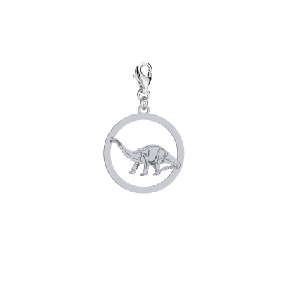 Srebrny Charms Diplodok Dinozaur - MEJK Jewellery