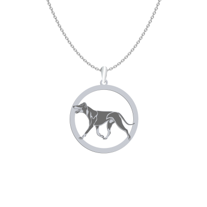 Silver Manchester terrier engraved necklace - MEJK Jewellery