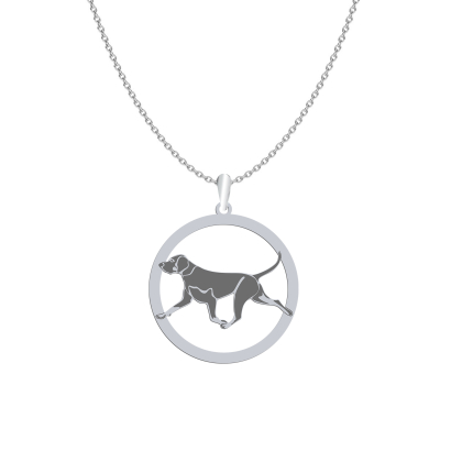 Silver Polish Hunting Dog necklace, FREE ENGRAVING - MEJK Jewellery