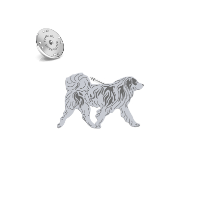 Silver Tornjak pin - MEJK Jewellery