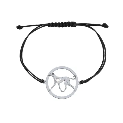 Silver Sloughi string bracelet, FREE ENGAVING - MEJK Jewellery