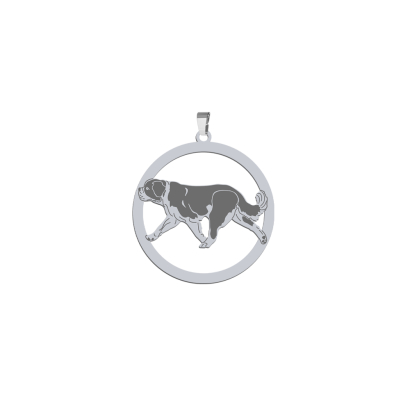 Silver Saint Bernard pendant - MEJK Jewellery