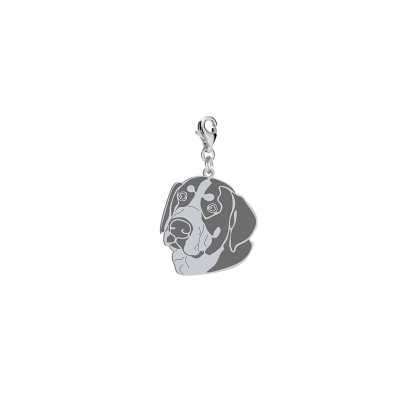 Charms z psem grawerem Greater Swiss Mountain Dog srebro GRAWER GRATIS - MEJK Jewellery