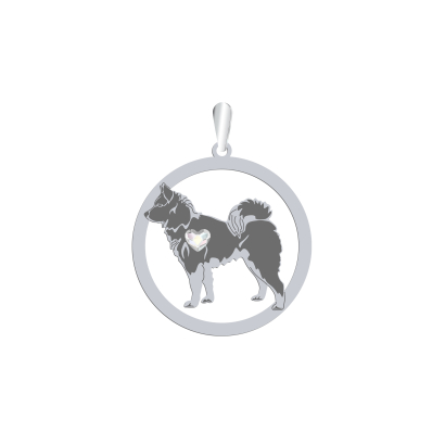 Silver Karelian Bear Dog pendant, FREE ENGRAVING - MEJK Jewellery