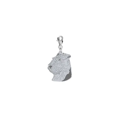 Silver Welsh Terrier engraved charms - MEJK Jewellery