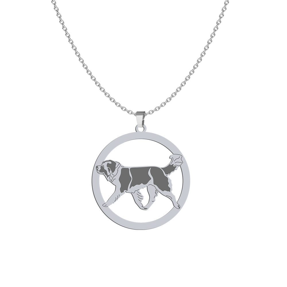 Silver Moscow Watchdog necklace, FREE ENGRAVING - MEJK Jewellery