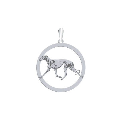 Silver Galgo Espanol pendant, FREE ENGRAVING - MEJK Jewellery