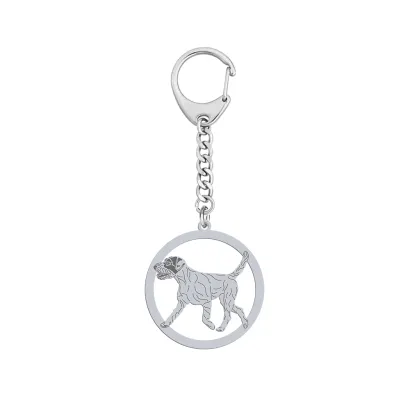 Silver Parson Russell Terrier keyring, FREE ENGRAVING - MEJK Jewellery