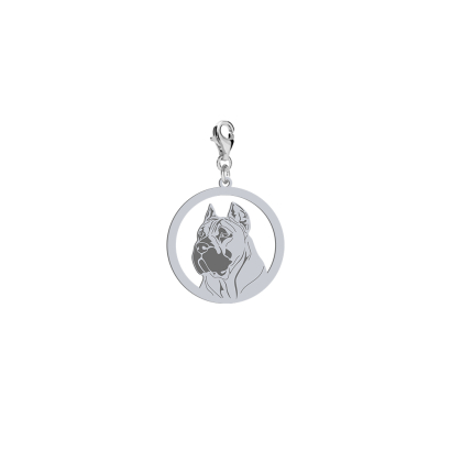Silver Perro de Presa Canario charms, FREE ENGRAVING - MEJK Jewellery