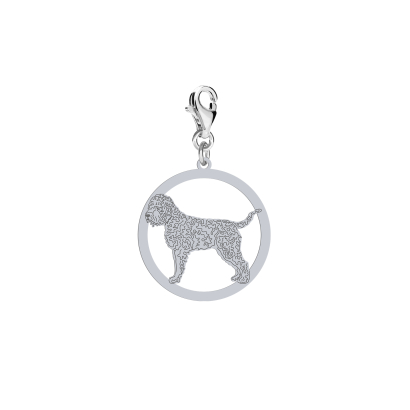Silver Lagotto Romagnolo charms, FREE ENGRAVING - MEJK Jewellery
