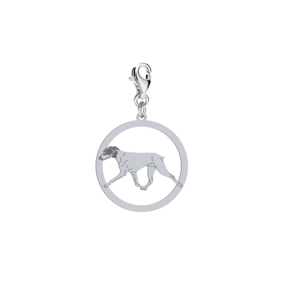 Silver Japanese Terrier engraved charms - MEJK Jewellery