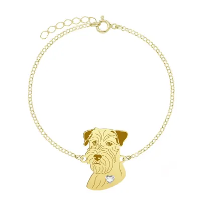 Pozłacana branzoletka Jack Russell Terrier Szorstkowłosy GRAWER GRATIS - MEJK Jewellery