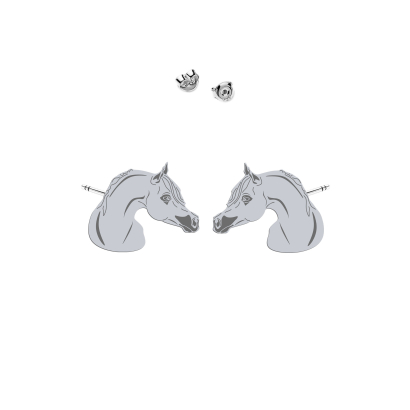 Silver Arabian Horse earrings - MEJK Jewellery