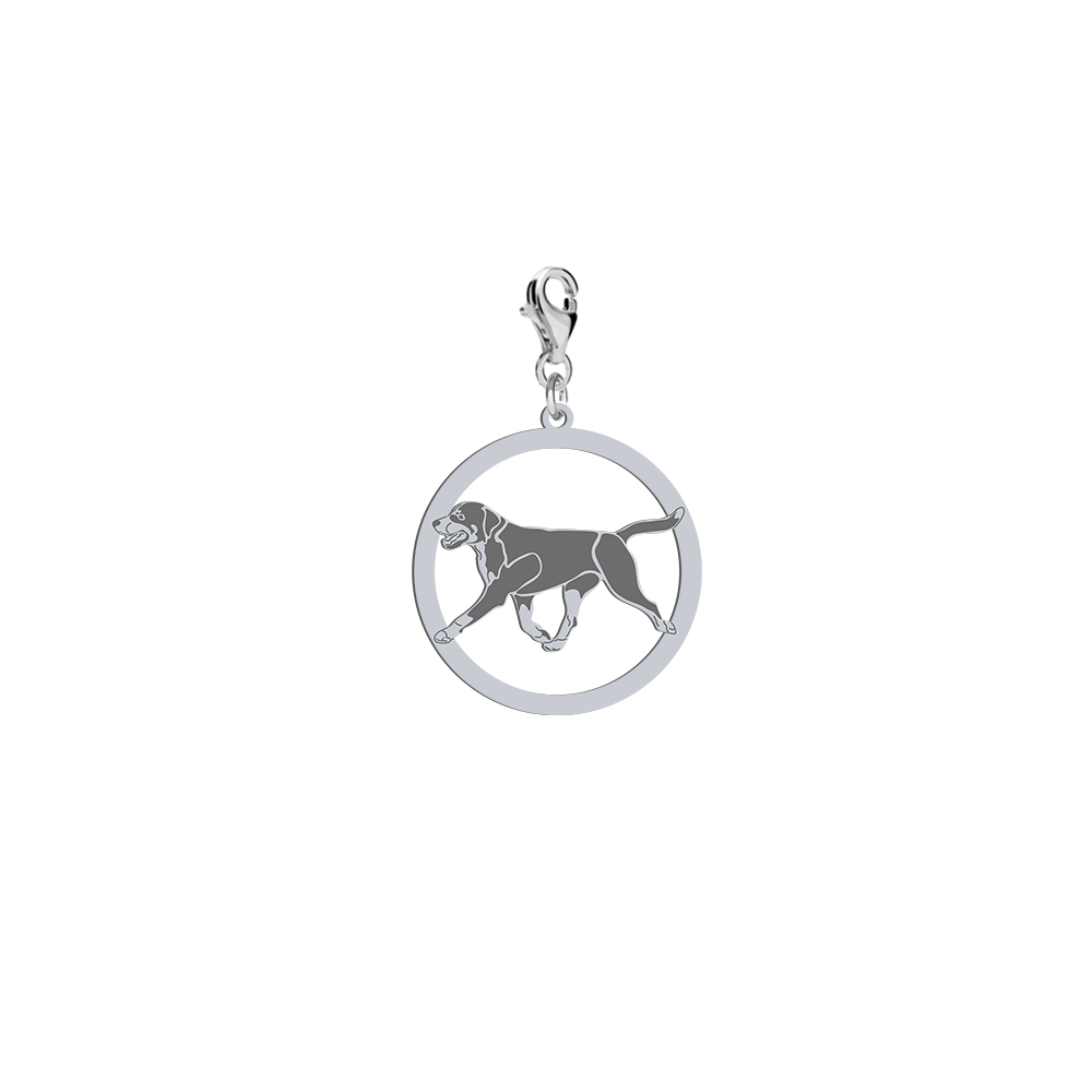 Silver Greater Swiss Mountain Dog charms, FREE ENGRAVING - MEJK Jewellery