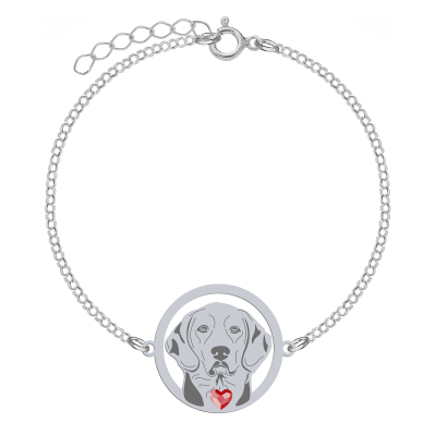 Silver Polish Hound bracelet, FREE ENGRAVING - MEJK Jewellery