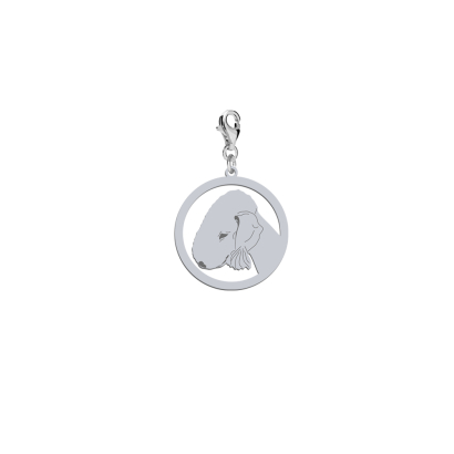 Charms Bedlington Terrier biżuteria srebro platynowane pozłacane - MEJK Jewellery