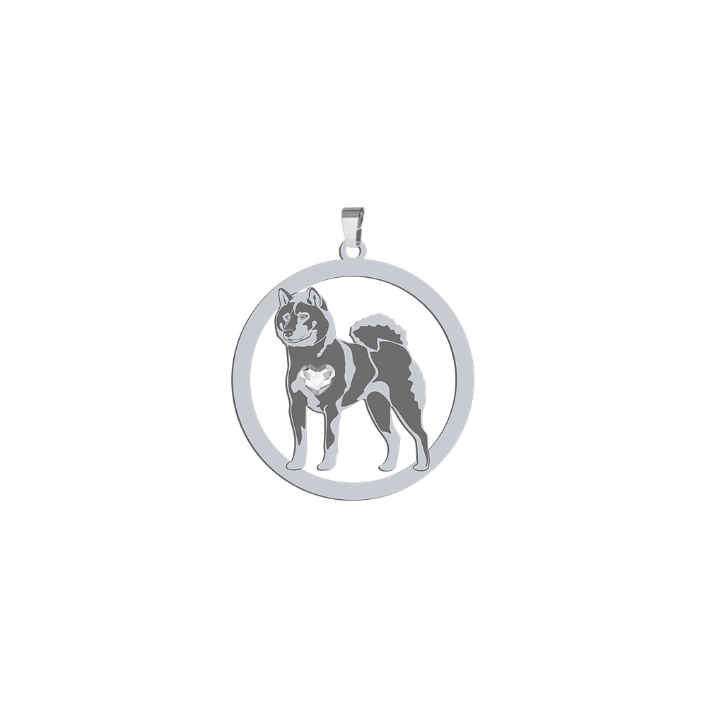 Silver Shikoku pendant, FREE ENGRAVING - MEJK Jewellery
