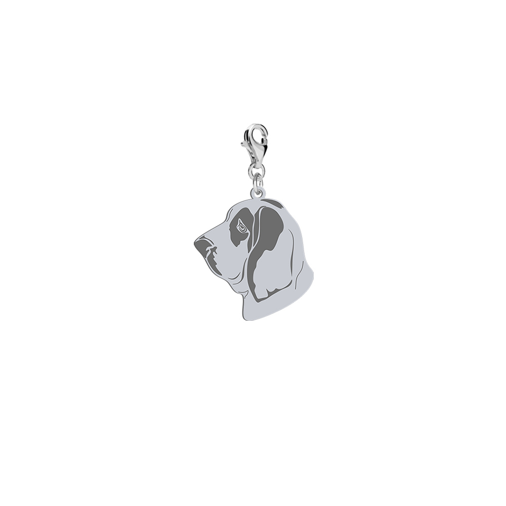 Silver Basset engraved charms - MEJK Jewellery