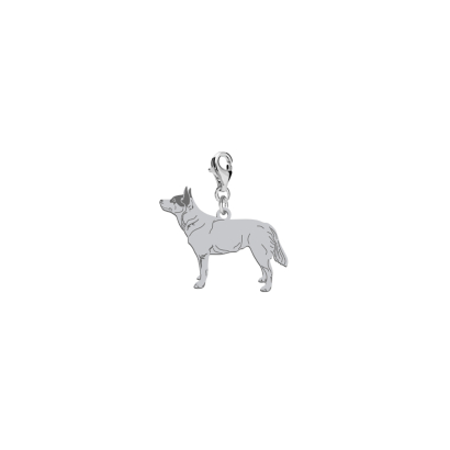 Silver Australian Cattle Dog engraved charms  - MEJK Jewellery