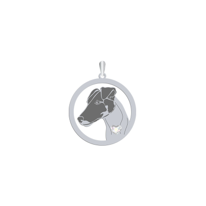 Silver Smooth Fox Terrier pendant, FREE ENGRAVING - MEJK Jewellery