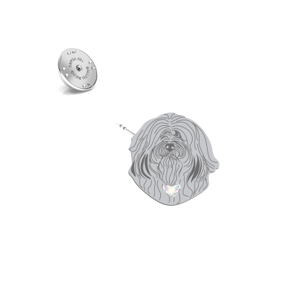 Silver Havanese pin - MEJK Jewellery