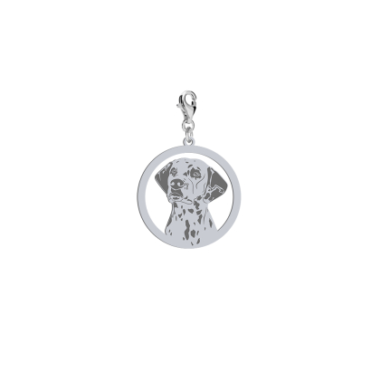 Charms z psem Dalmatyńczyk srebro GRAWER GRATIS - MEJK Jewellery